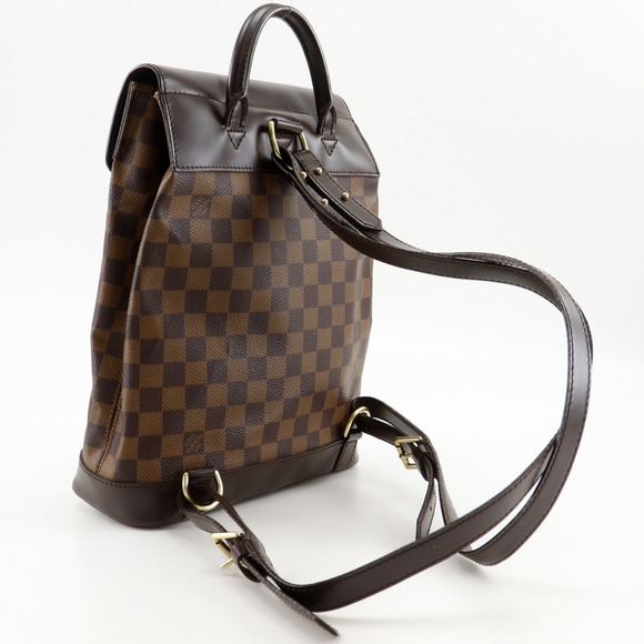 LOUIS VUITTON Brown Damier Canvas Backpack main image 14